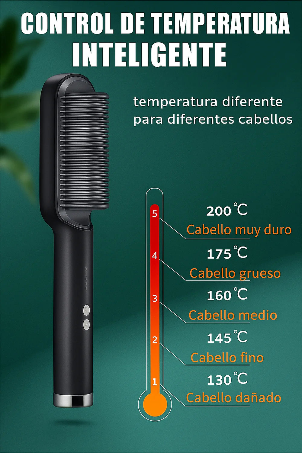 GlamBrush™ — alisado fácil
