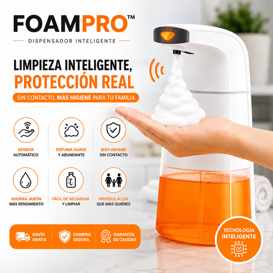 FoamPro™ – Dispensador Inteligente de Espuma Automática